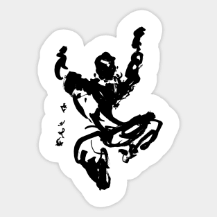 Ninja jump Sticker